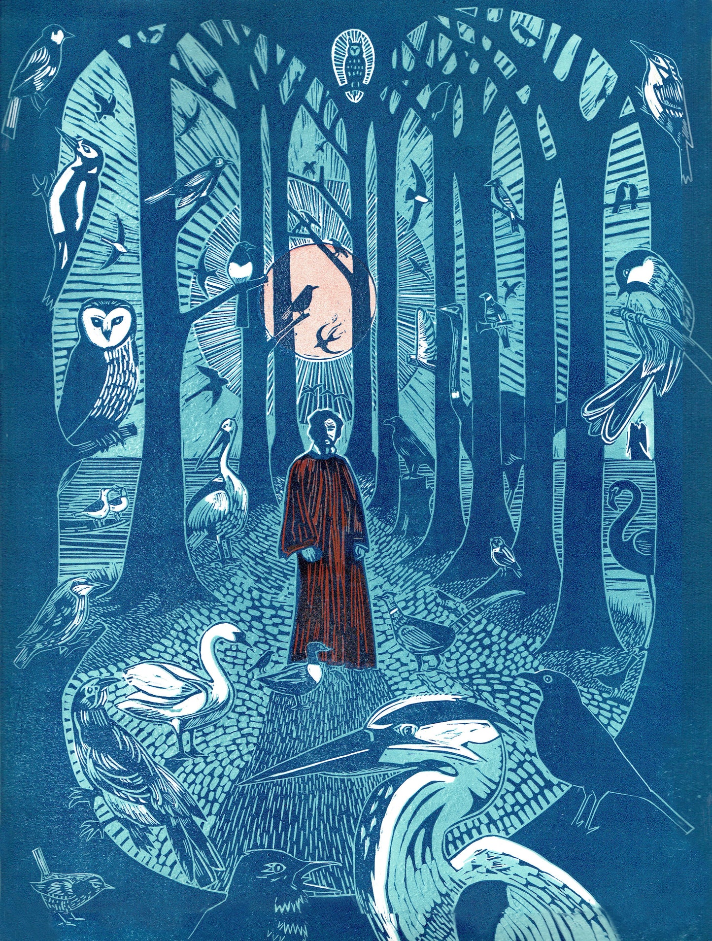 The Wise Owl (Black)