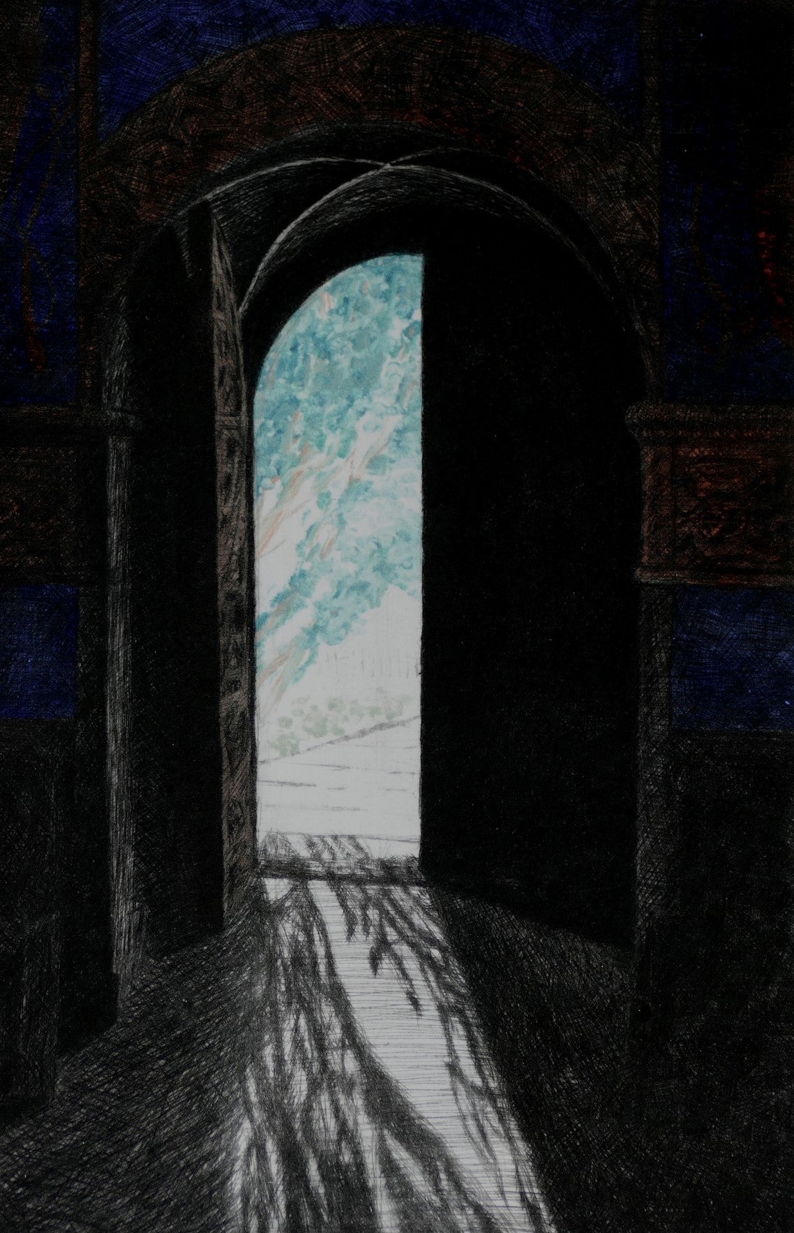 Chapel Door - Framed