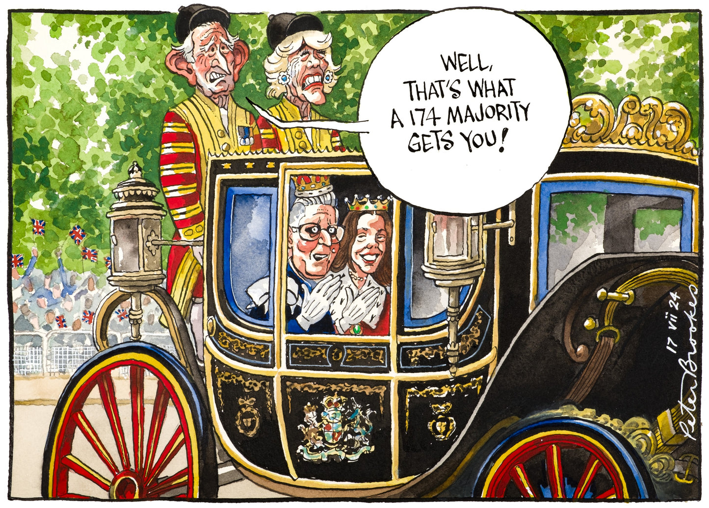 what a 174 majority gets you