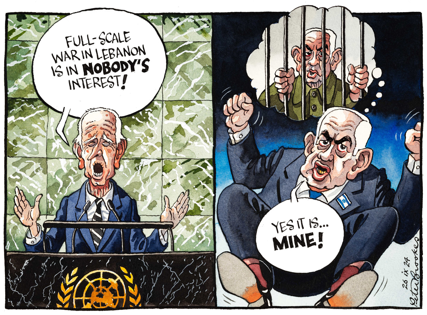 Full scale war in Lebanon