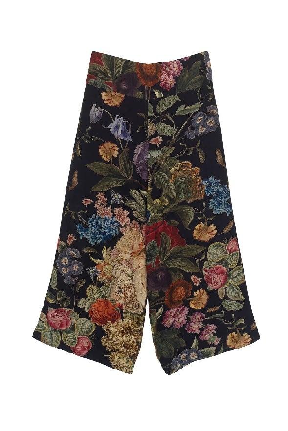 Palazzo Pants Primula Black S/M