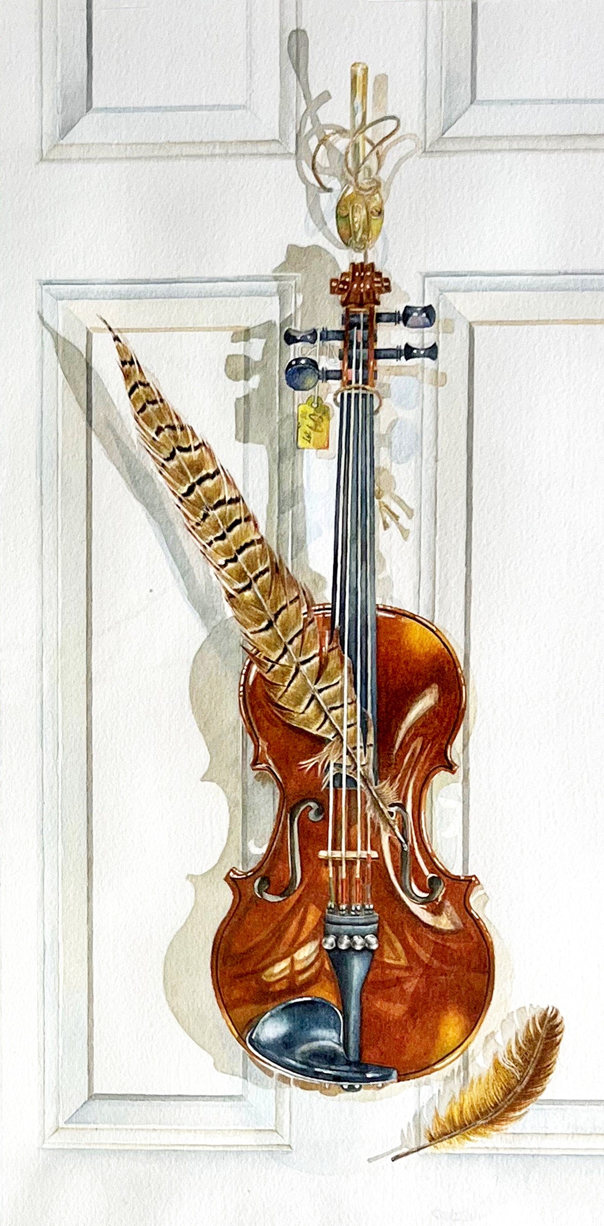 Violin & Feather - Susan Poole