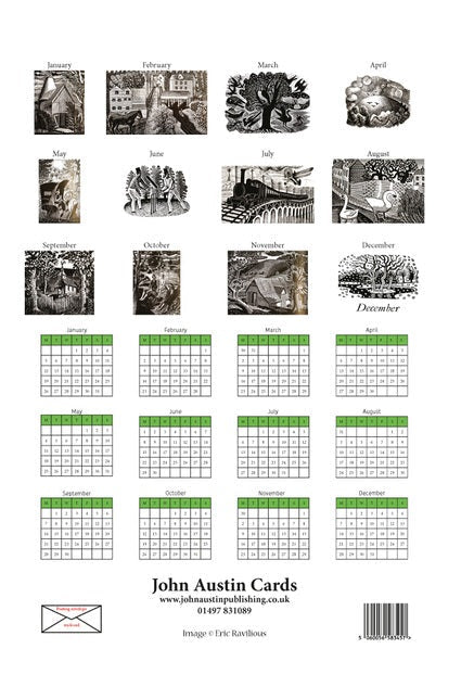 2026 Calendar Eric Ravilious