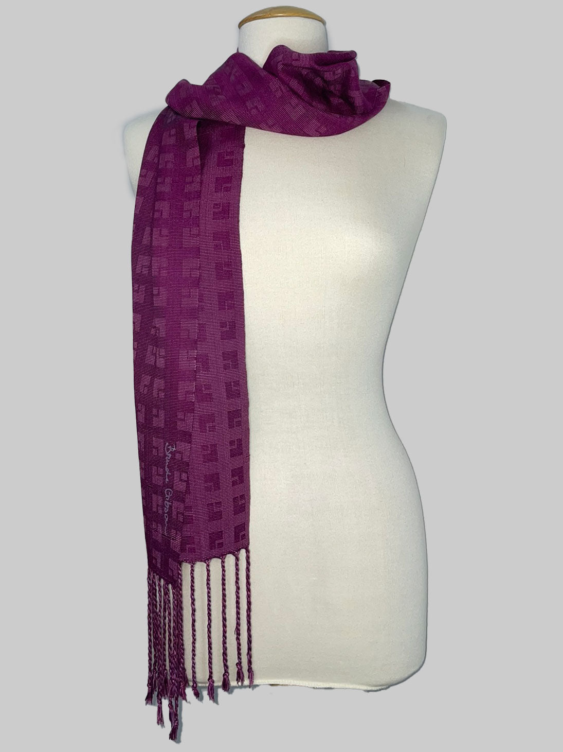 Silk Scarf Purple - Brenda Gibson