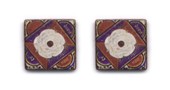Ceramic English Rose Cufflinks