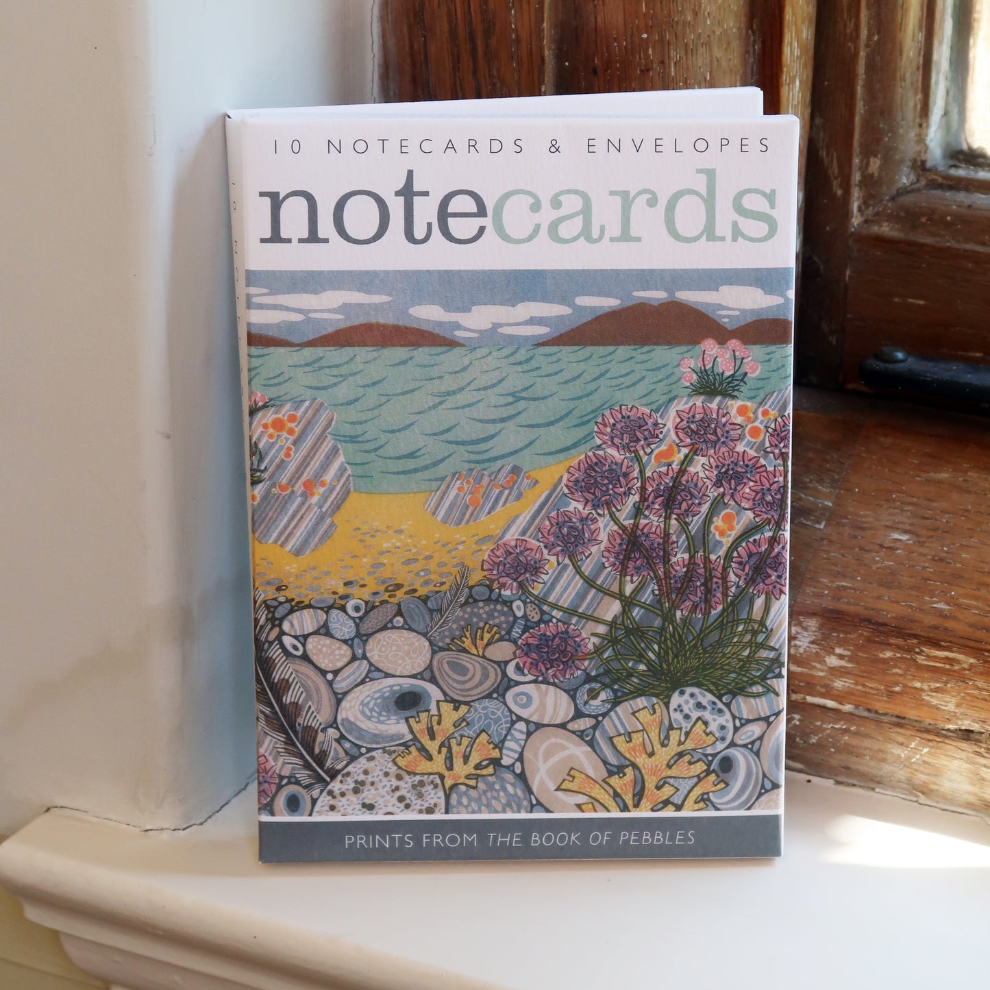 Angie Lewin notecard set of 10 prints from The Book of Pebbles