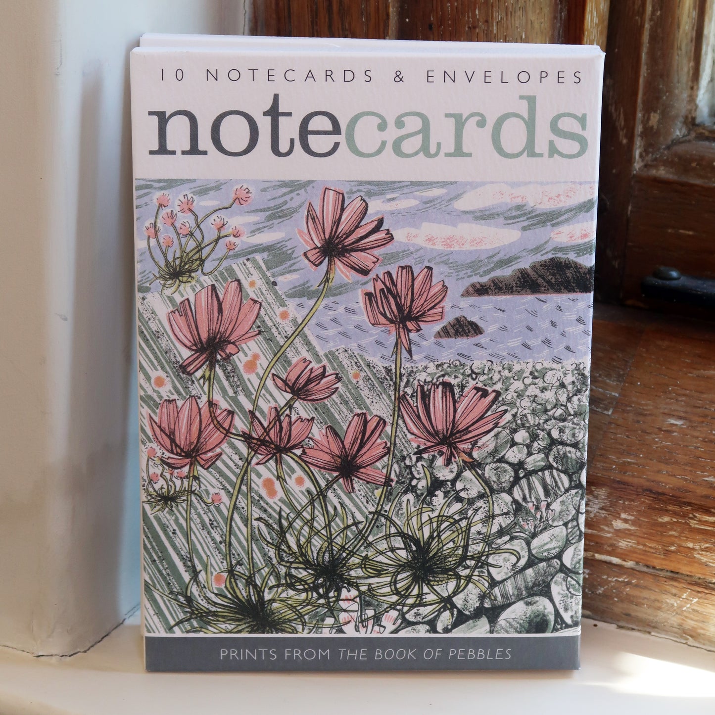 Angie Lewin notecard set of 10 prints from The Book of Pebbles