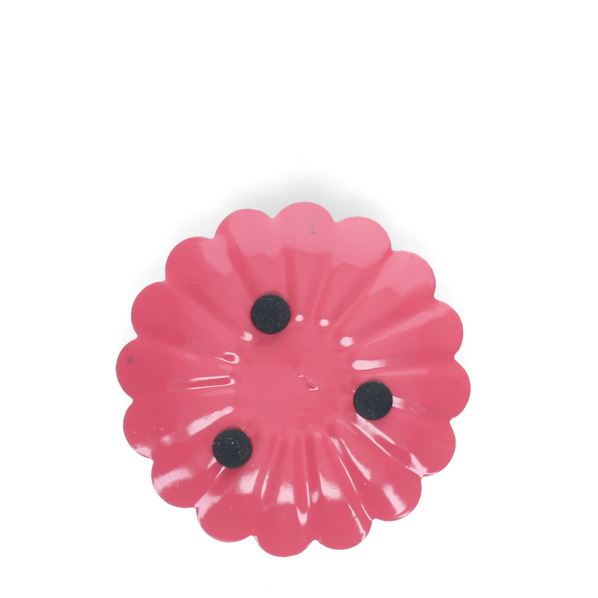 Pink Enamel Candle Holder