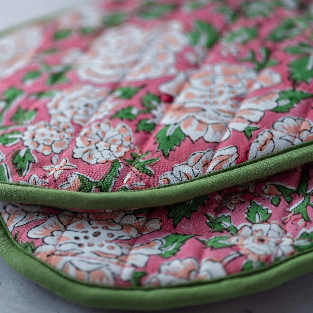 Constance & Denny Oven Gloves Bloom Pink