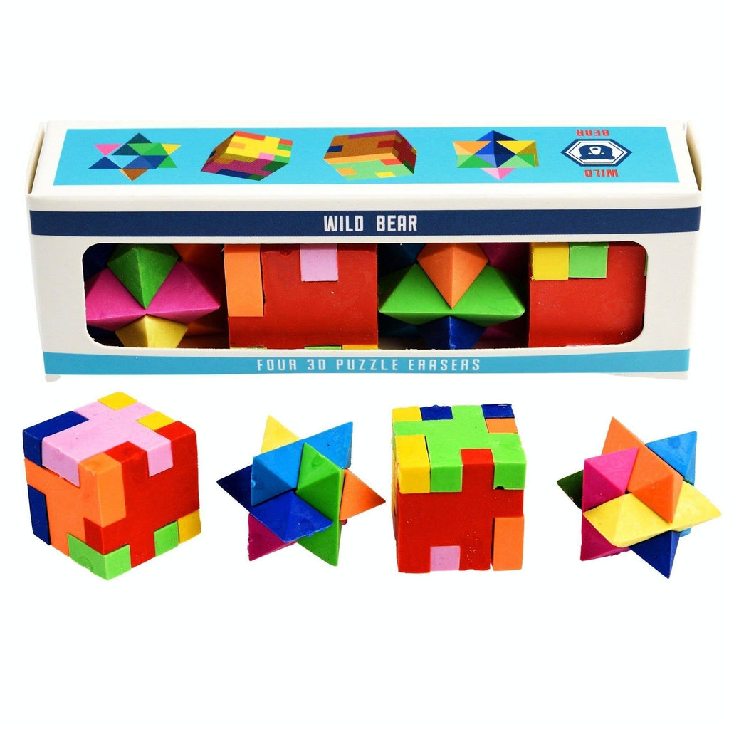 3D Puzzle Erasers