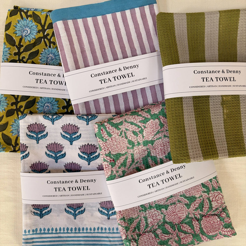 Constance & Denny Botanical Drift Tea Towel