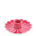 Pink Enamel Candle Holder