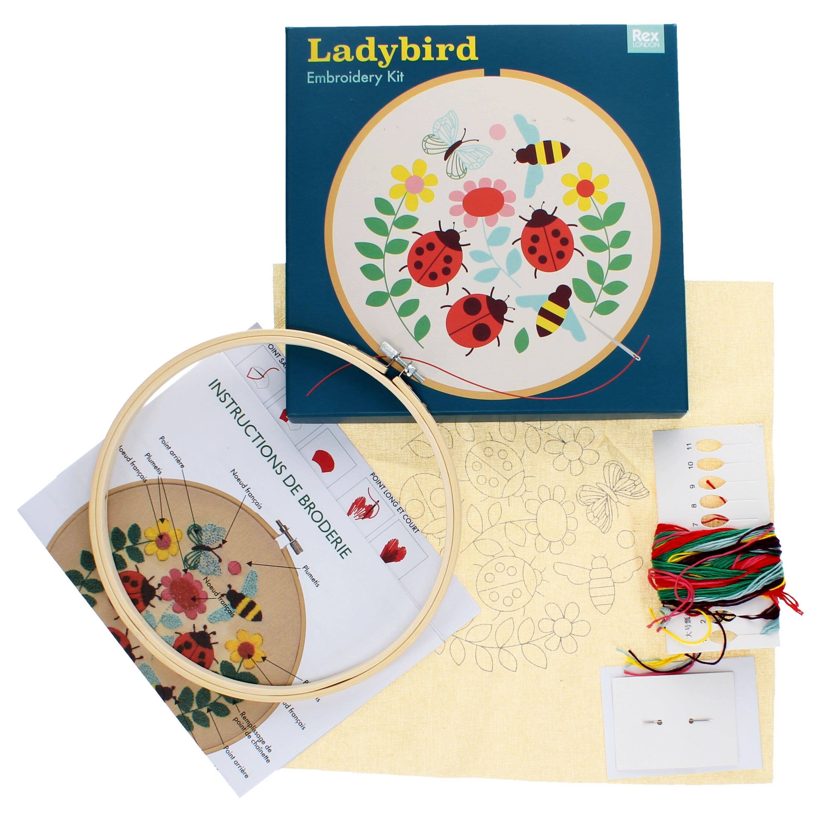 Ladybird Embroidery Kit