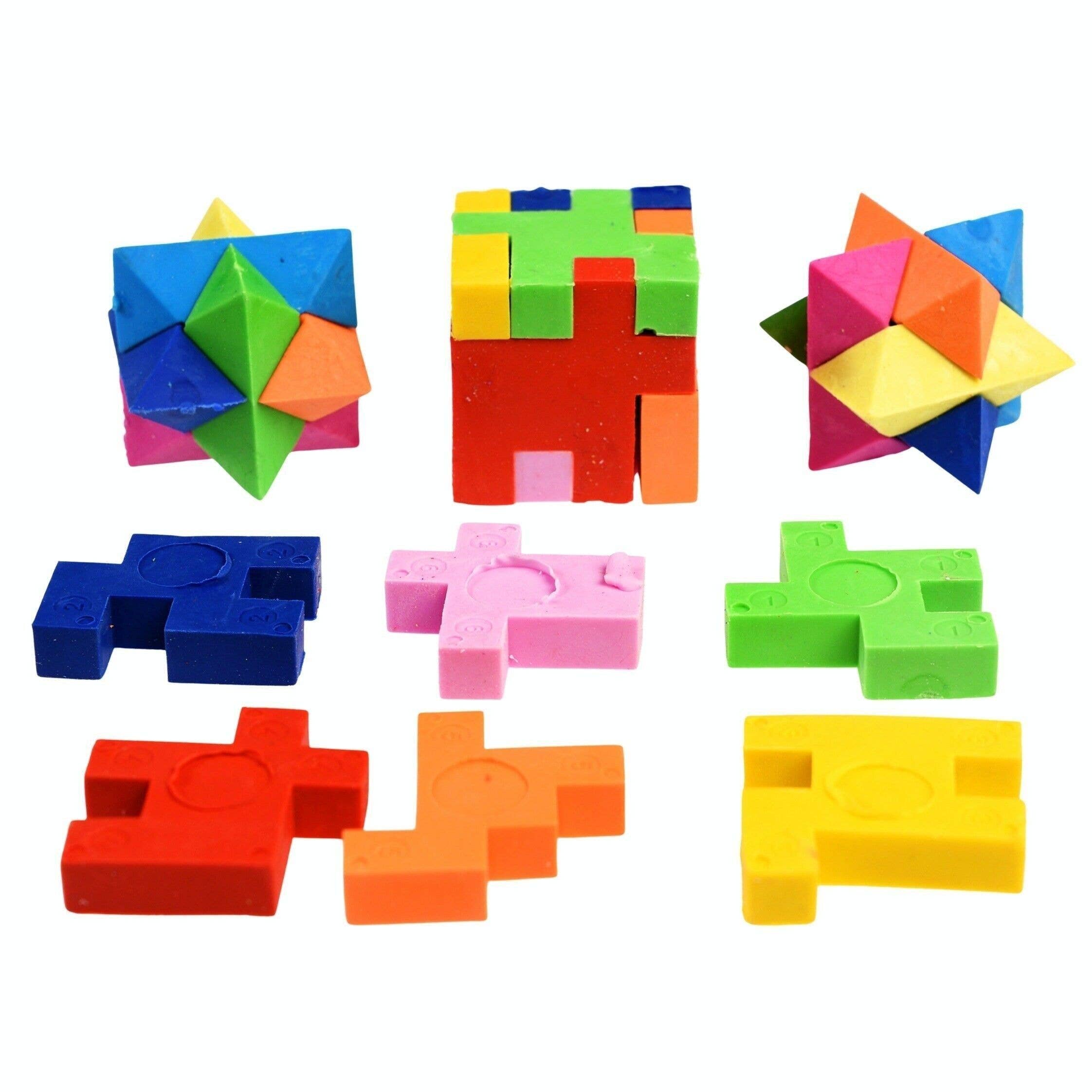 3D Puzzle Erasers