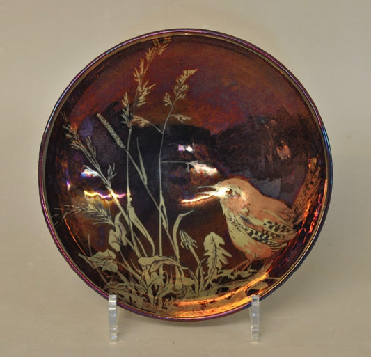 Small Bowl - Wren & Grasses - Purple