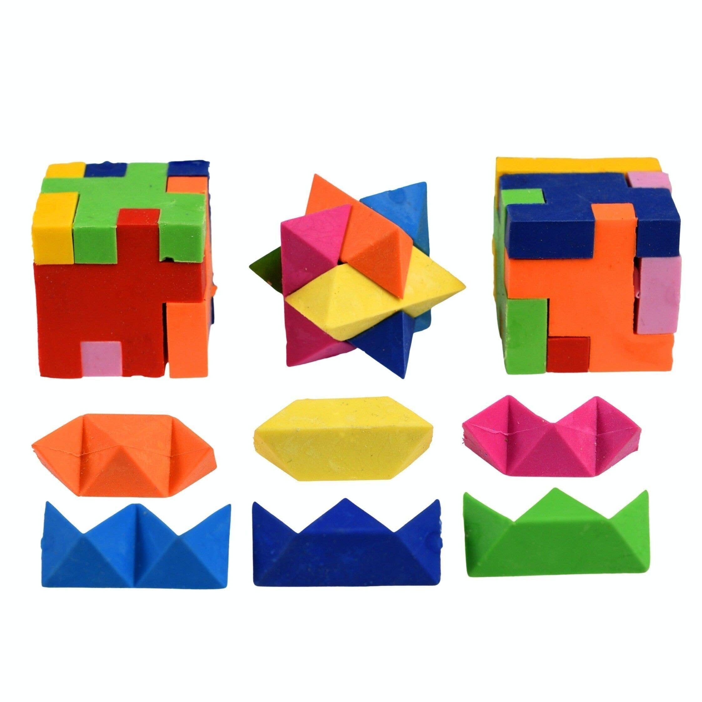 3D Puzzle Erasers