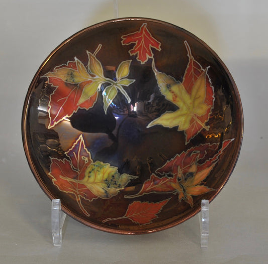 V. Small Bowl - Autumn Leaves - Copper