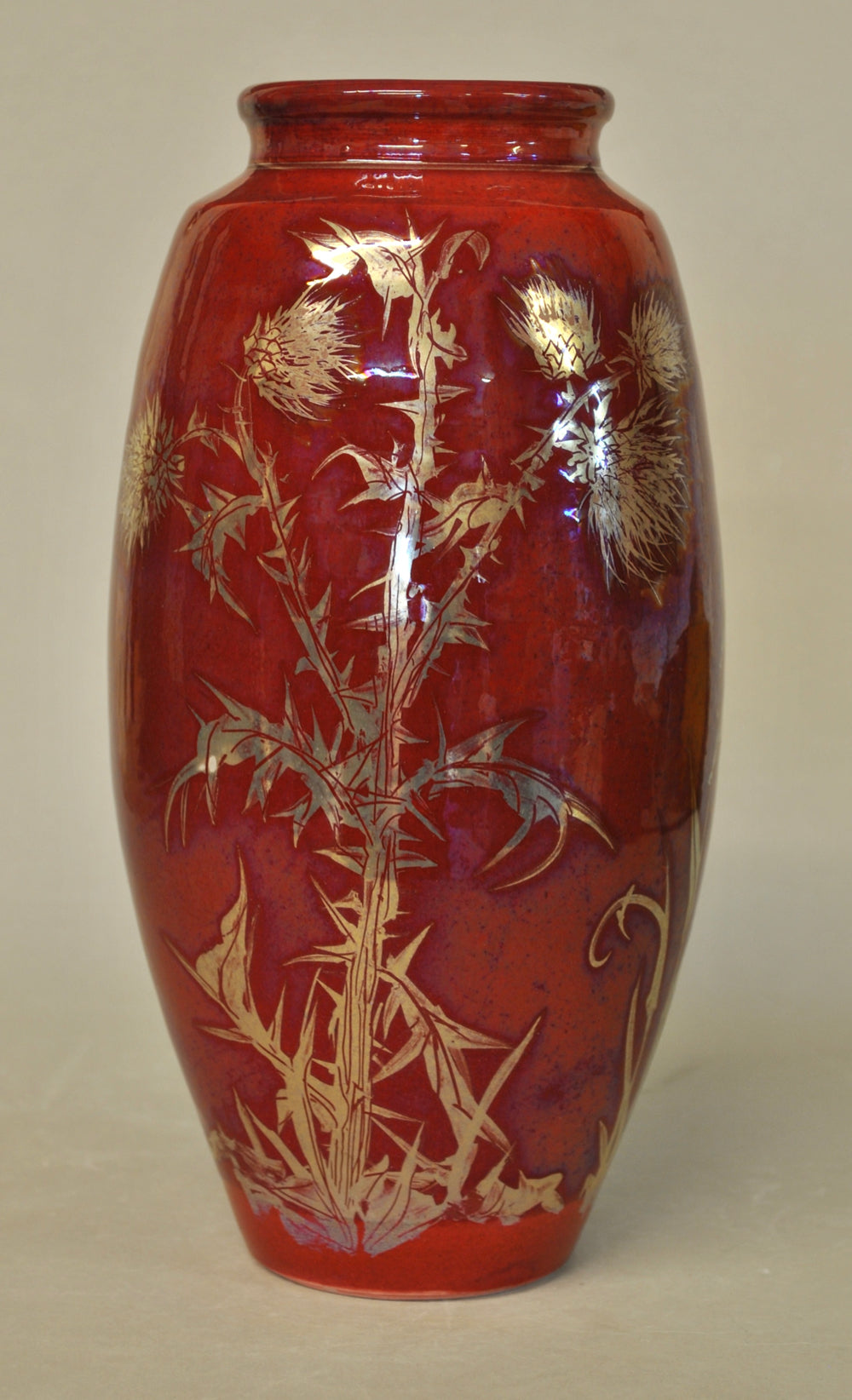 Slim Vase - Teasel & Thistle - Red