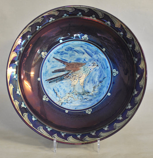 Rimmed Plate - Kestrel - Purple