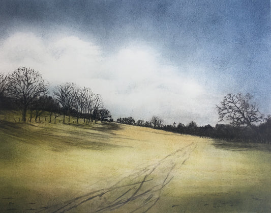 Down Down Lane No. 2 - Framed