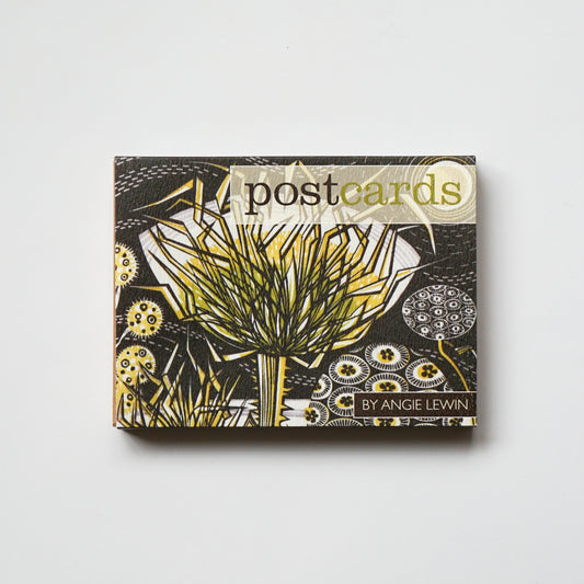Angie Lewin Set of 12 postcards, 4 different designs
