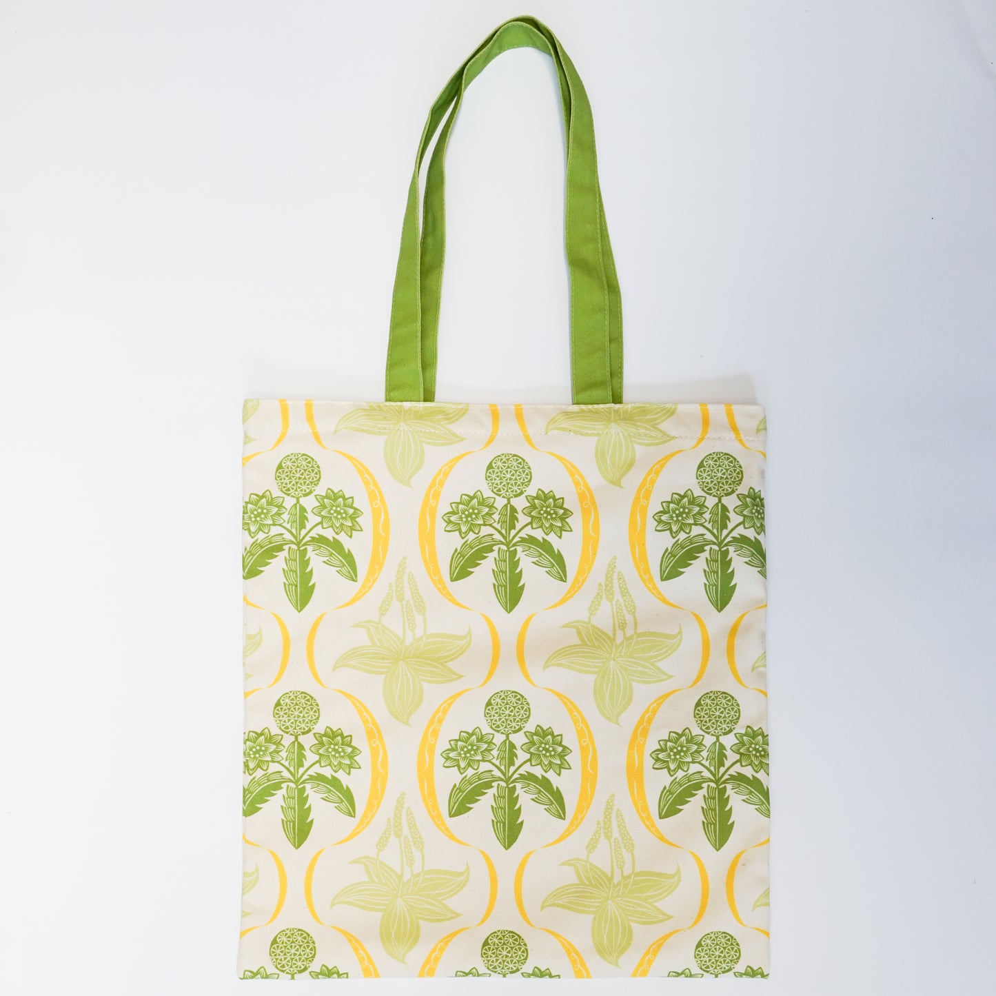 Tote bag featuring a bespoke design created by Angie Lewin inspired by Watts Chapel.