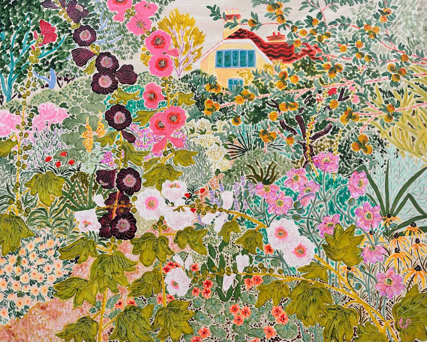 Lost in the Hollyhocks - Camilla Perkins