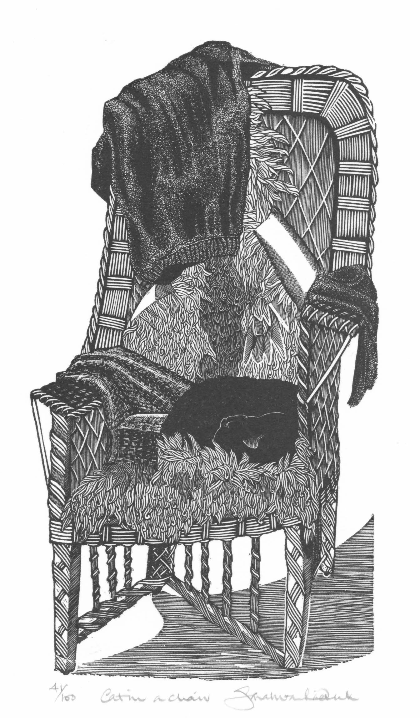 Cat in a Chair - Sarah van Niekerk