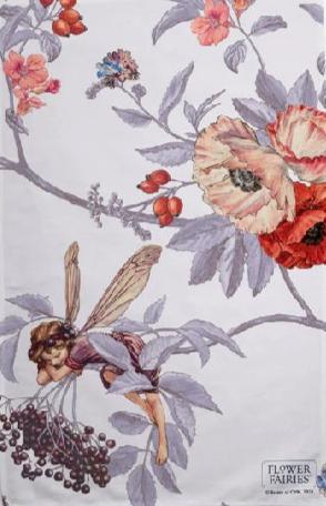 Tea Towel Elderberry Fairy