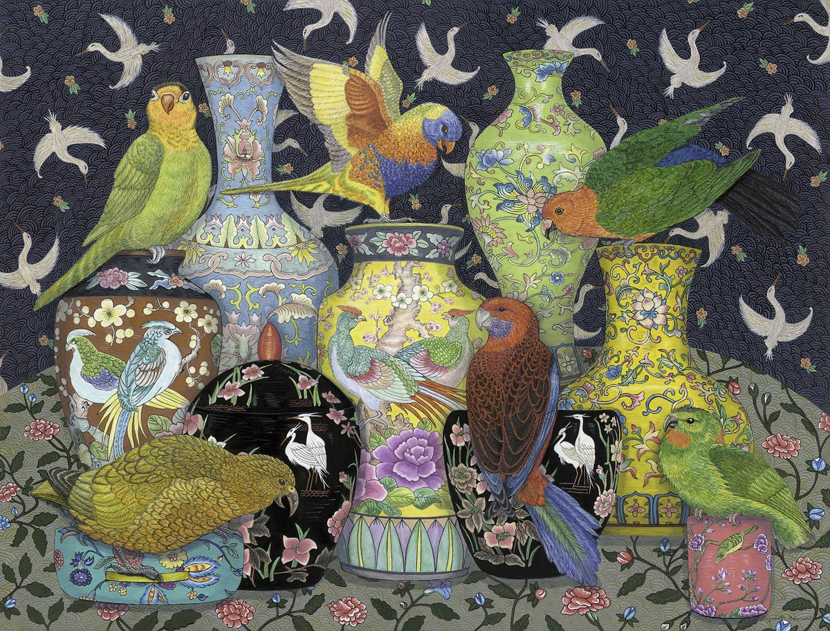 A Feathered Fantasy - Elizabeth Bessant (unframed)