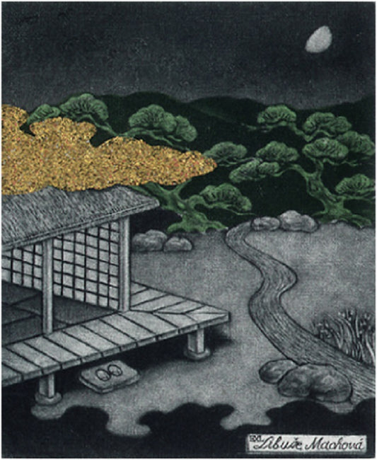 Old Japanese Garden No 482 - Hamanashi - Ex Libris