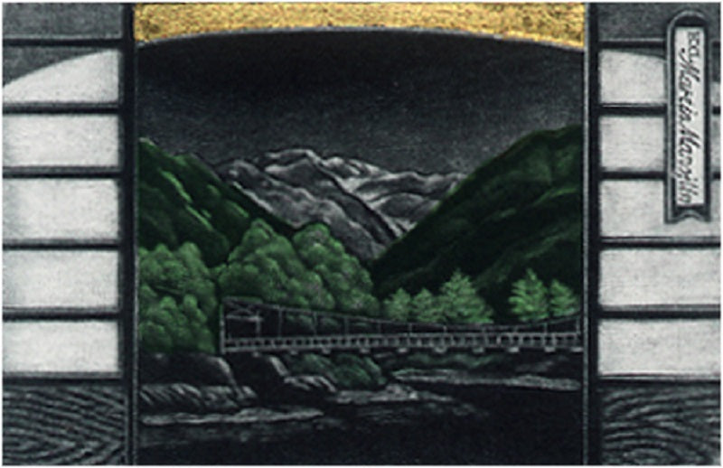 Japan Alps No. 483 - Hamanashi - Ex Libris