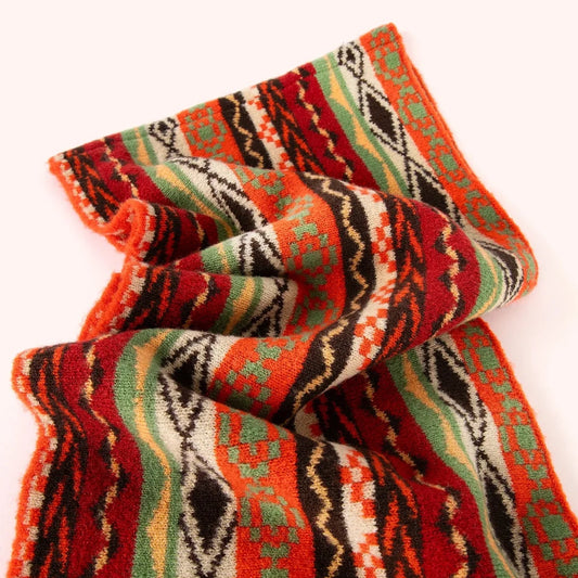 Fair Isle Snood in Russet