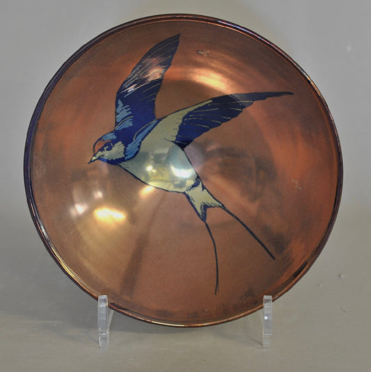 Small Bowl - Swallow - Copper-Purple