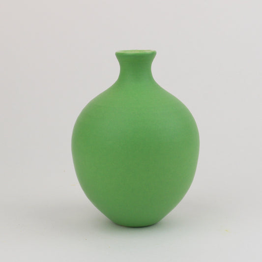 Vase Oval Apple Green LB275