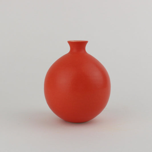 Ceramic Vase Oval Chili Orange LB277