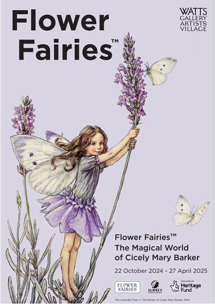 Lavender Flower Fairies Poster