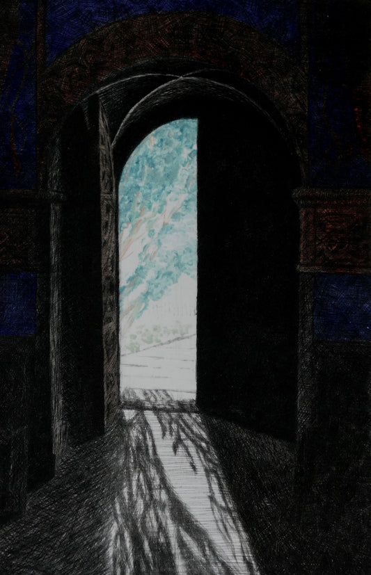 Chapel Door - Framed