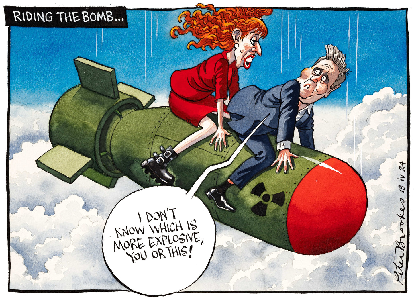 Riding the Bomb...