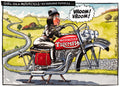 Girl on a Motorcycle