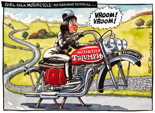 Girl on a Motorcycle