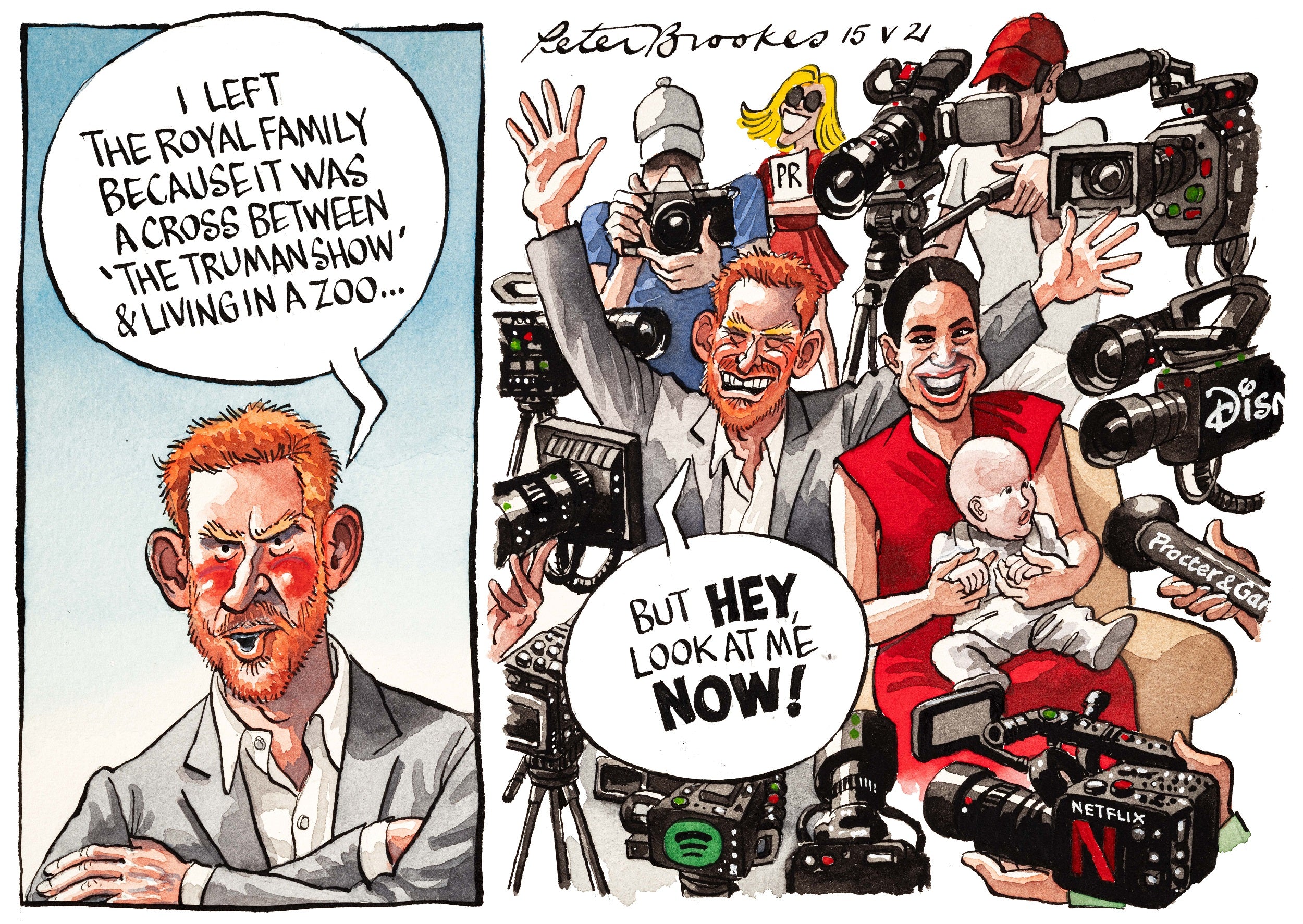 I left the Royal family because it was a cross between 'The Truman Show' & living in a zoo...