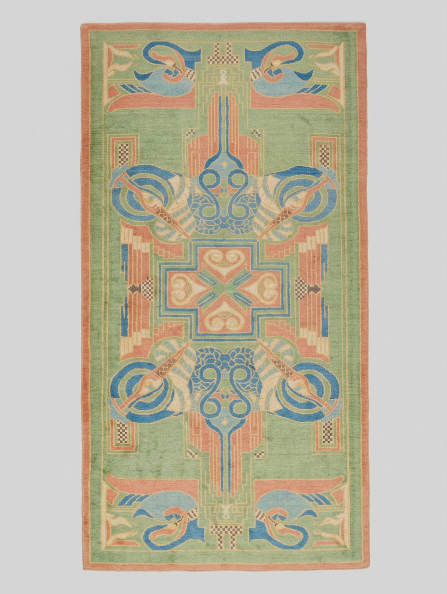 The Pelican Rug by Mary Watts | Bespoke Wool Rug by Veedon Fleece