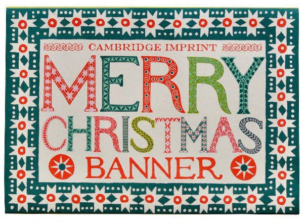 Cambridge Imprint Merry Christmas Banner