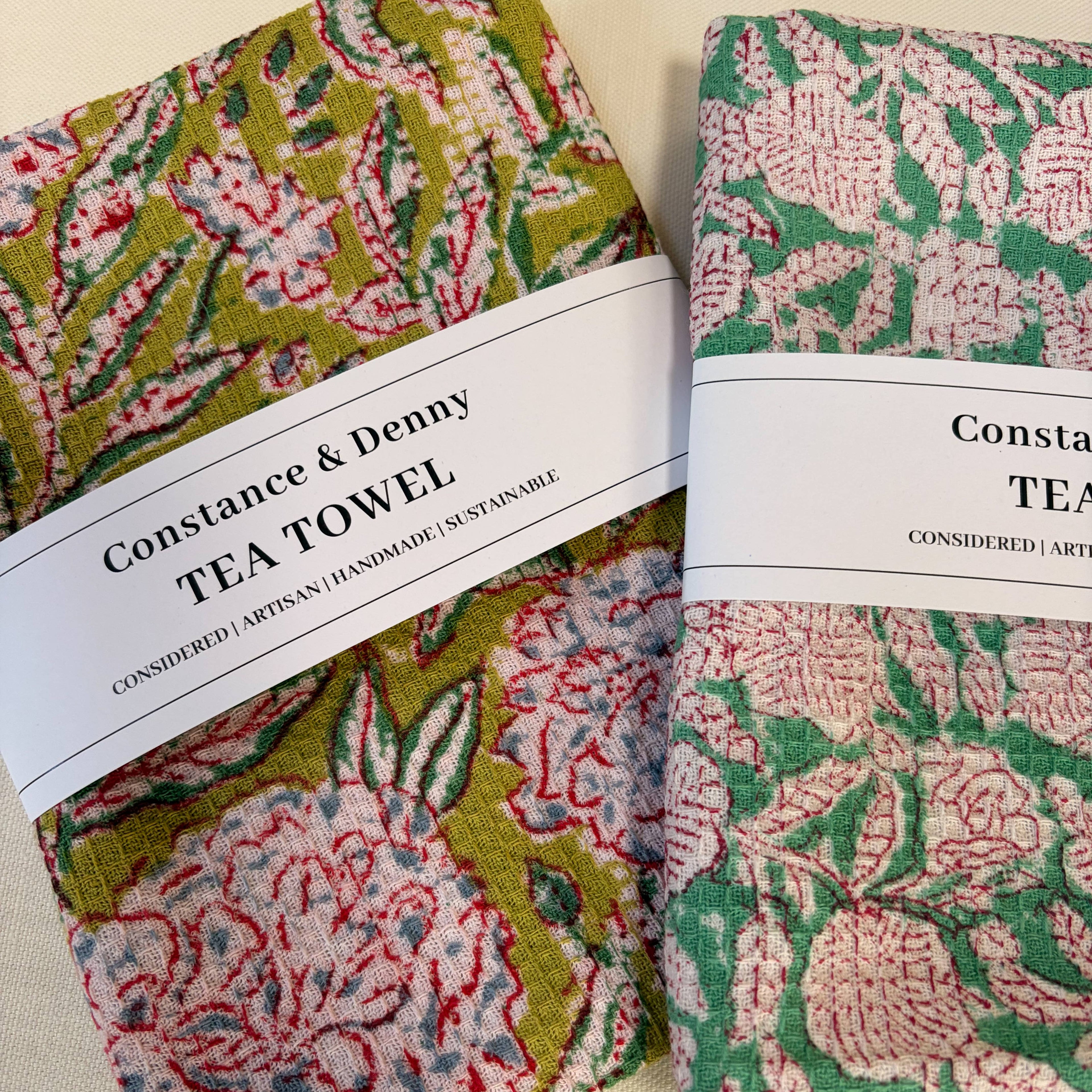 Constance & Denny Botanical Drift Tea Towel