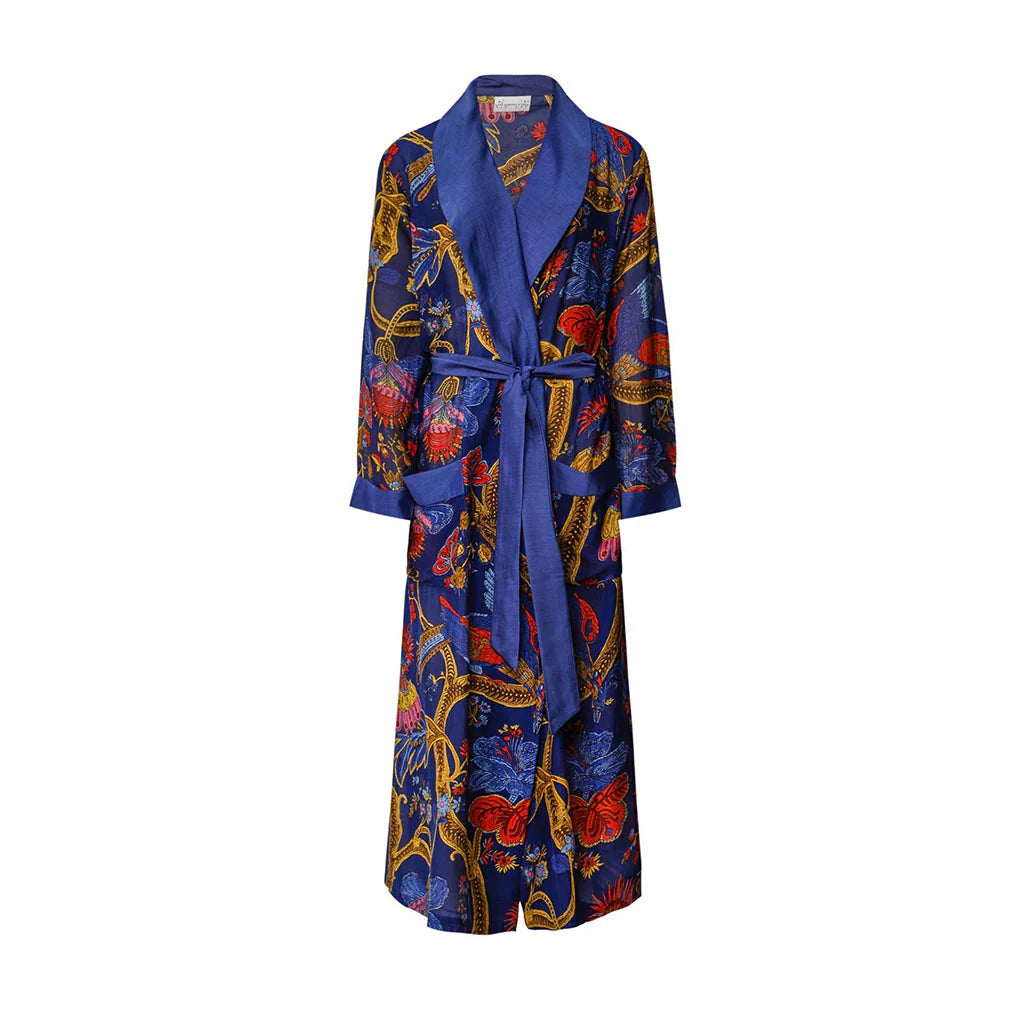 Gown Climbing Peacock Blue O/S