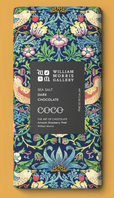 Sea Salt Dark Chocolate William Morris Limited Edition