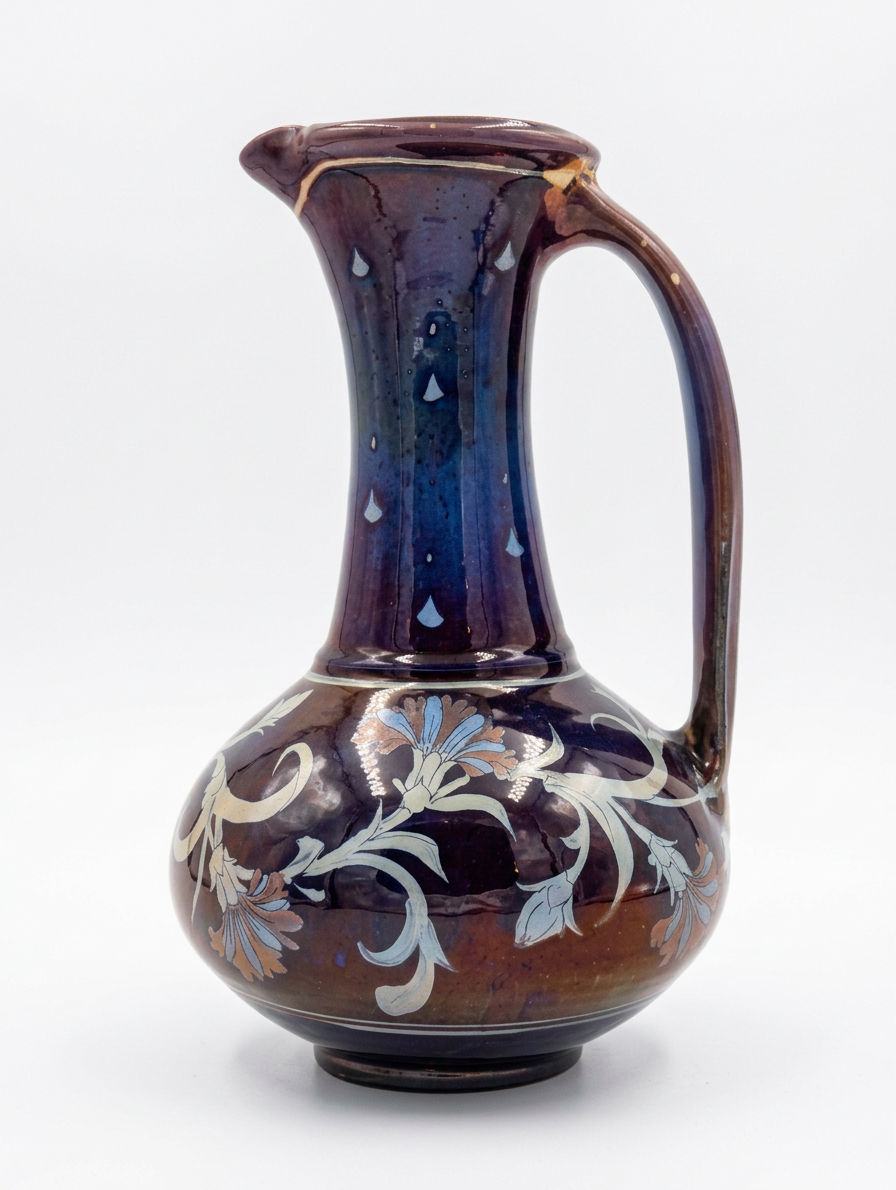 Large Long Necked JCJ Lustre Jug