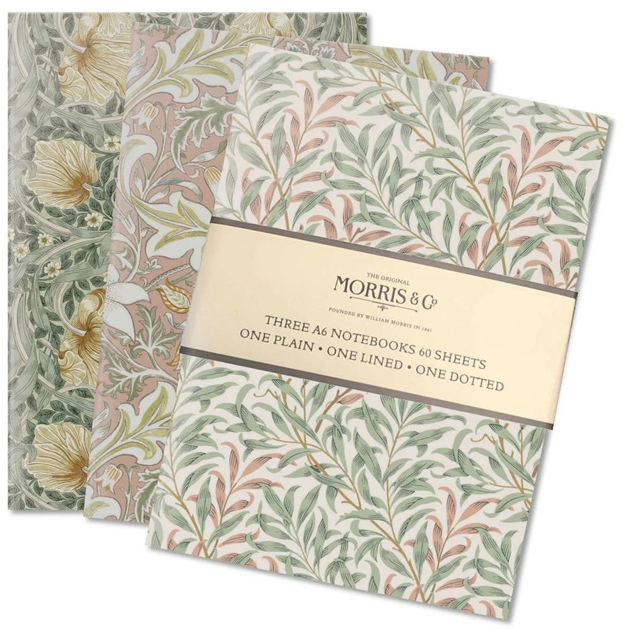 Morris & Co A6 Notebooks x 3