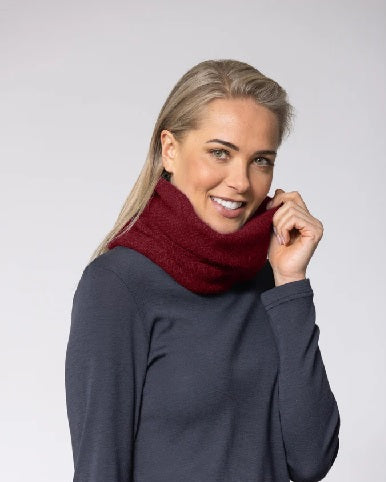 Neck Warmer Sangria Red Noble Wilde